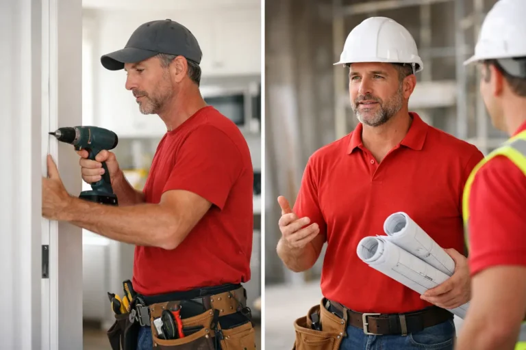 Handyman Versus General Contractor
