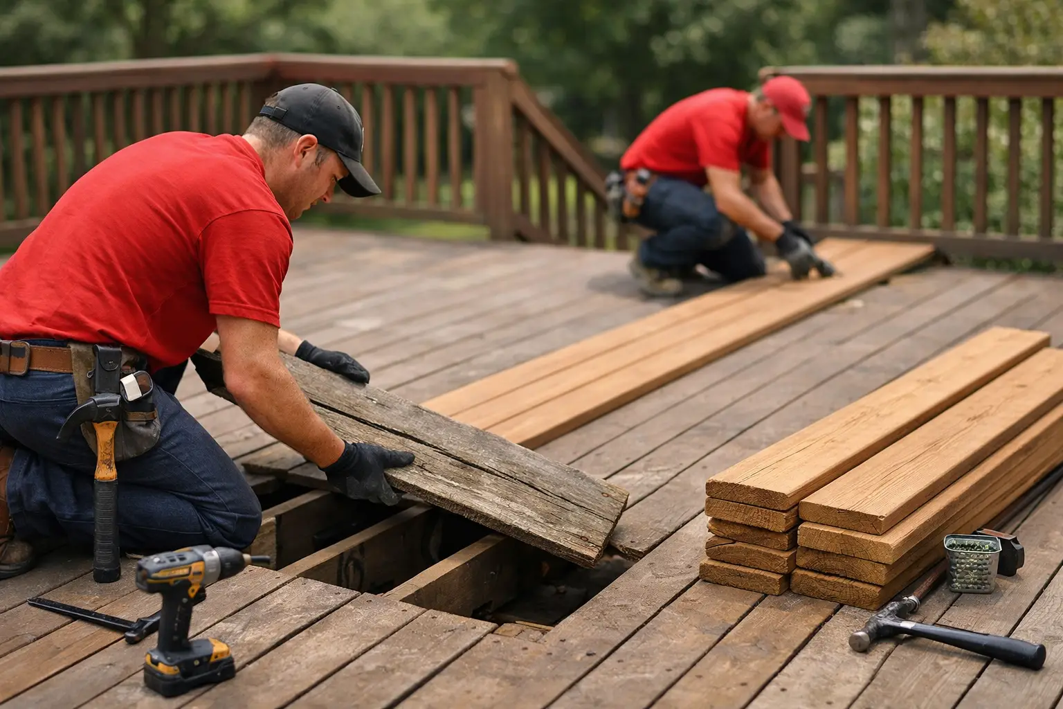 When to Book a Deck Board Replacement Service