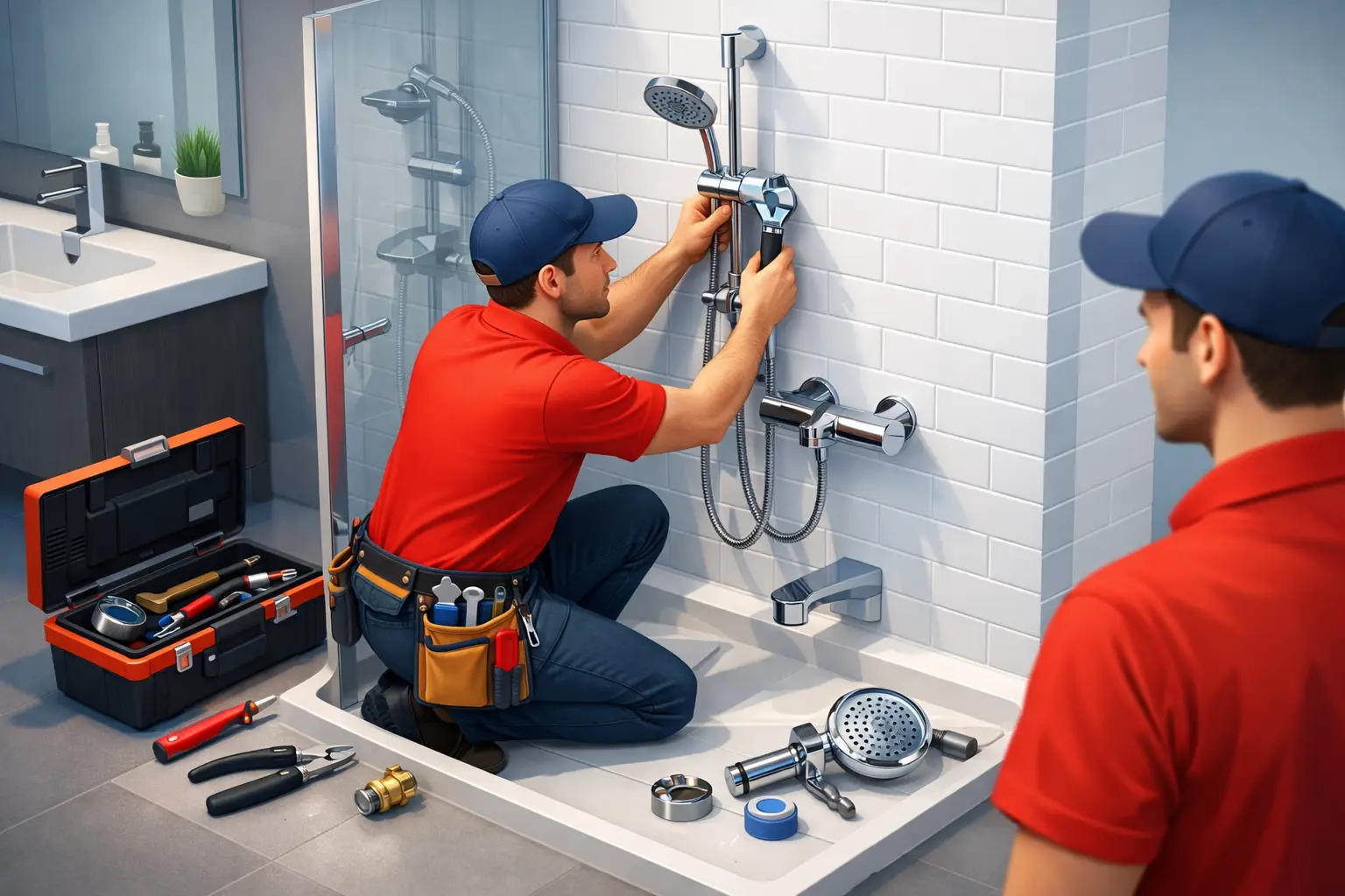 Can a Handyman Replace Shower Fixtures Safely?