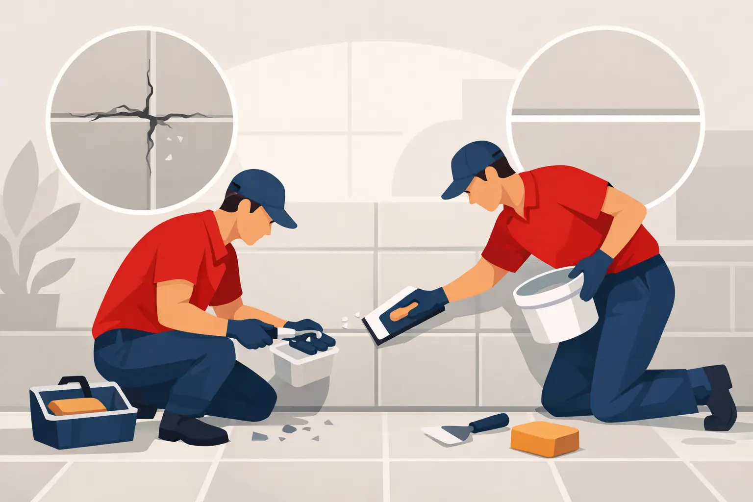How to Fix Cracked Grout Lines the Right Way