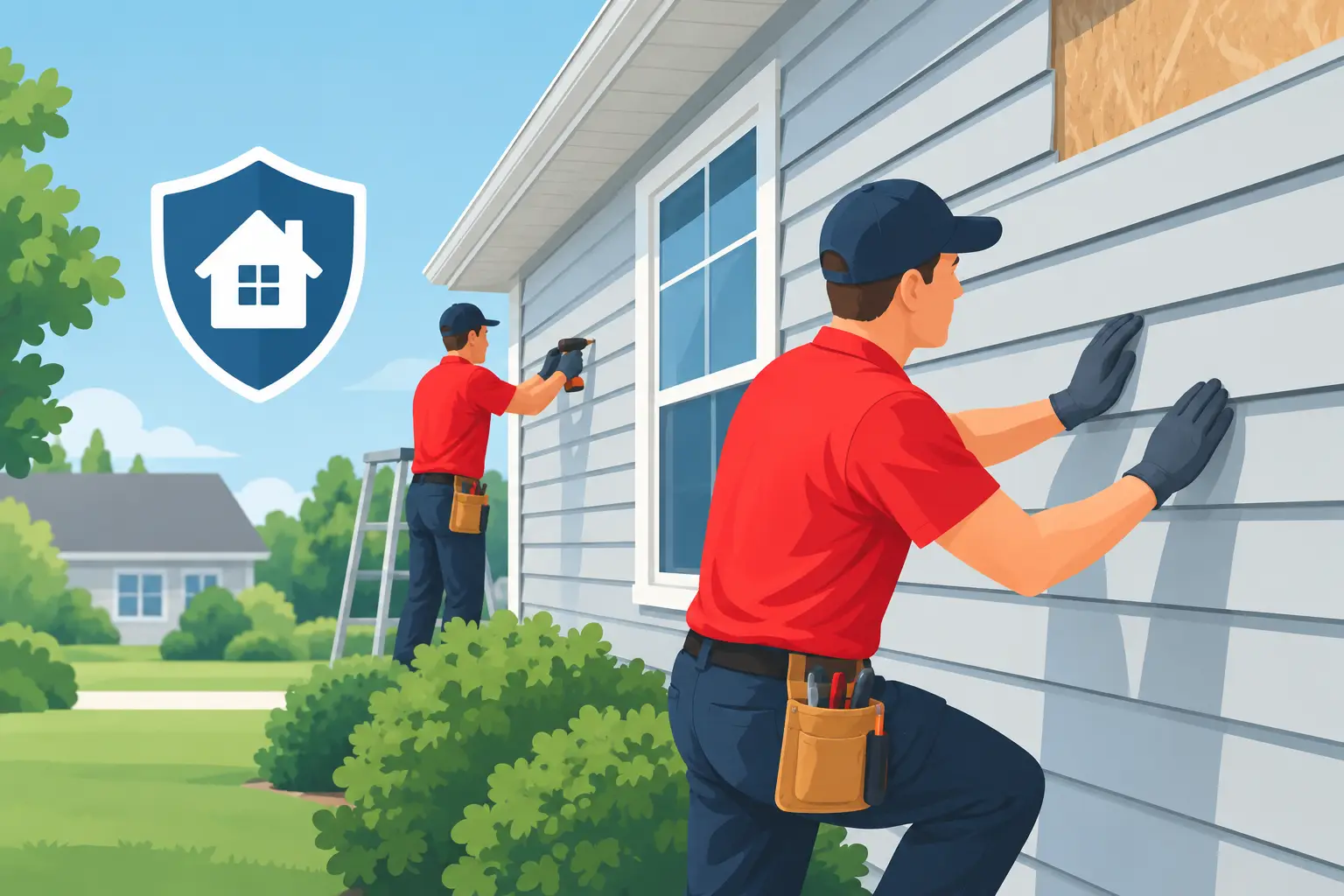 Concord Siding Repair for a Protected Home