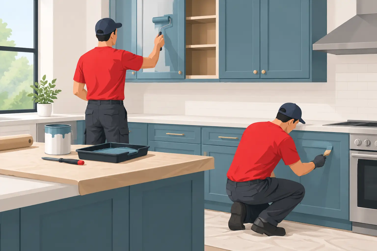 How to Paint Kitchen Cabinets for a Lasting Finish