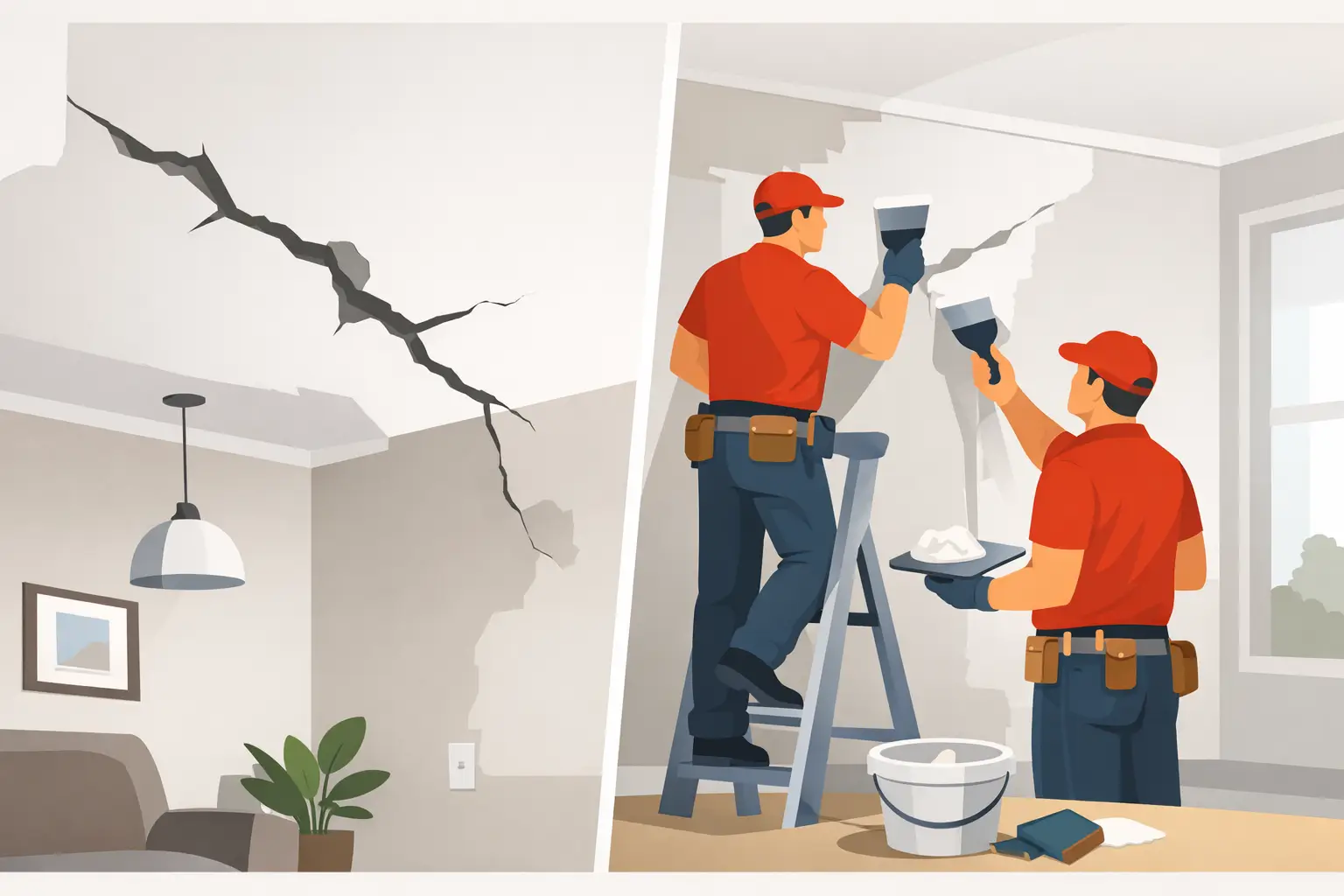 Why Drywall Cracks and When It Needs Repair