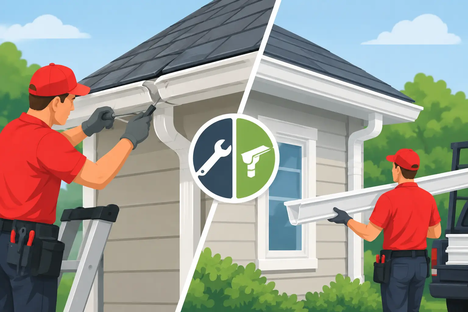 Repair Versus Replace Gutters? Know the Signs