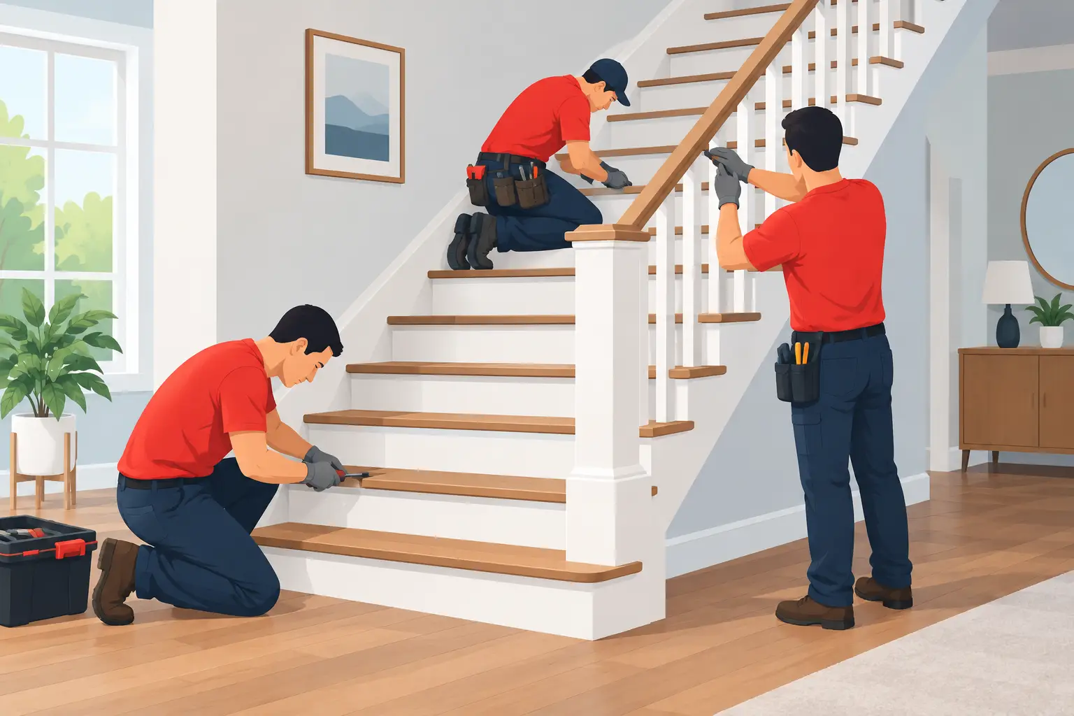 Stair Repair Examples That Keep Your Home Safe