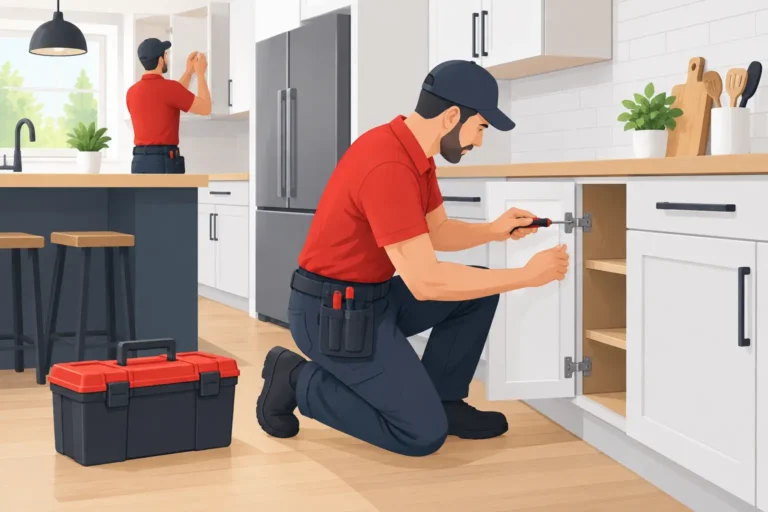When to Call a Kitchen Cabinet Repair Handyman
