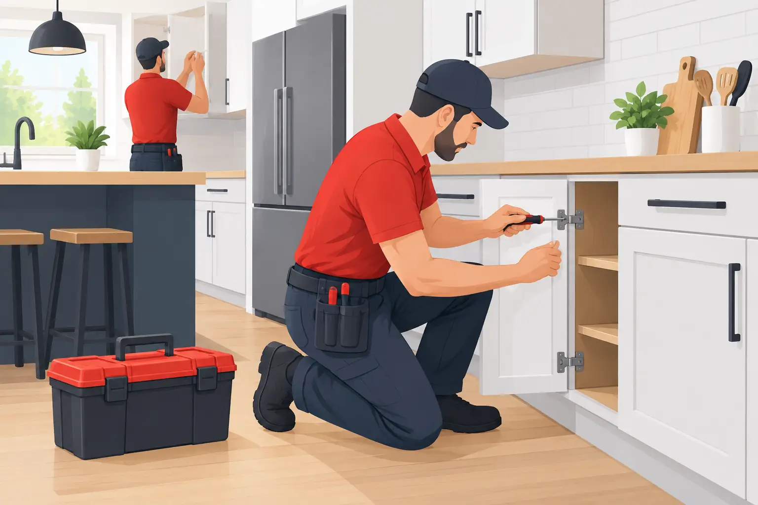 When to Call a Kitchen Cabinet Repair Handyman
